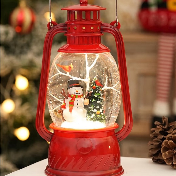 Holyhom Snowman Musical Snow Globe Lantern Giveaway - New in Gift Box - Picture 2 of 12